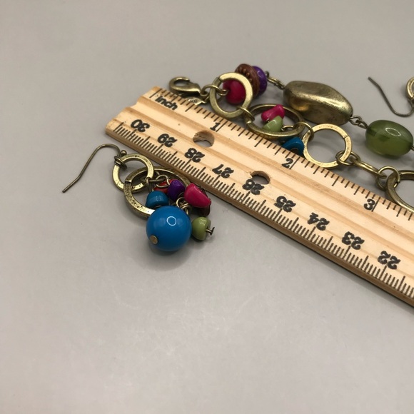 Premier Designs Antique Gold-Tone & Colorful Beaded Jewelry Set - Picture 5 of 7